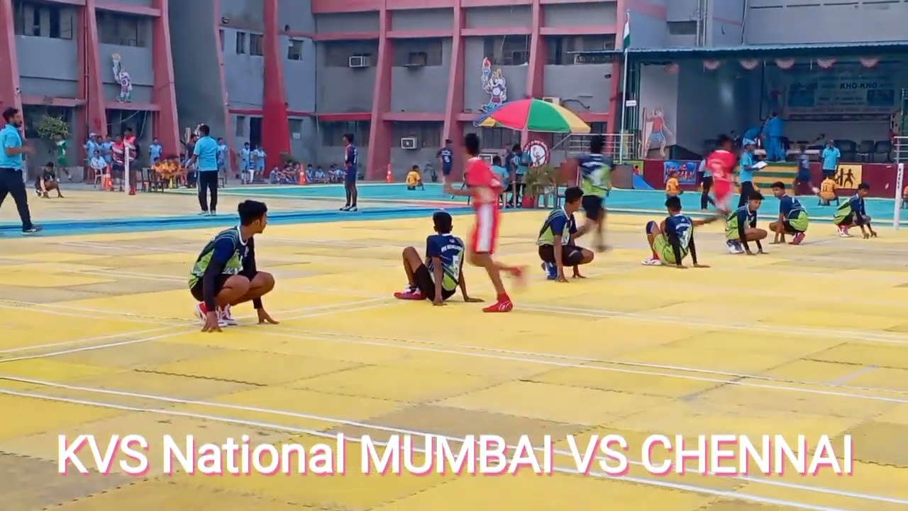KVS NATIONAL MEET 2022 KHO KHO U/17 BOYS CHENNAI VS MUMBAI| K.RICHARD FERDINAND