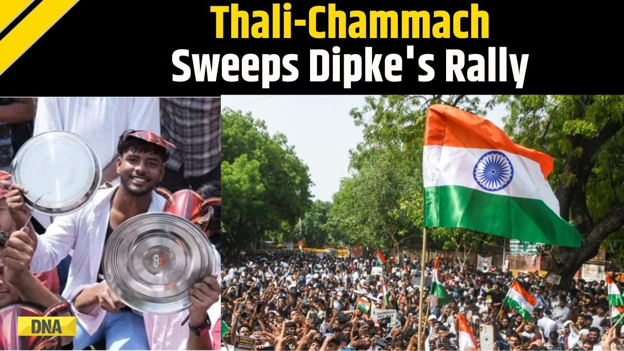 CJP Protest: Protesters Bang Thalis, Raise Slogans As Abhijeet Dipke Arrives At Jantar Mantar