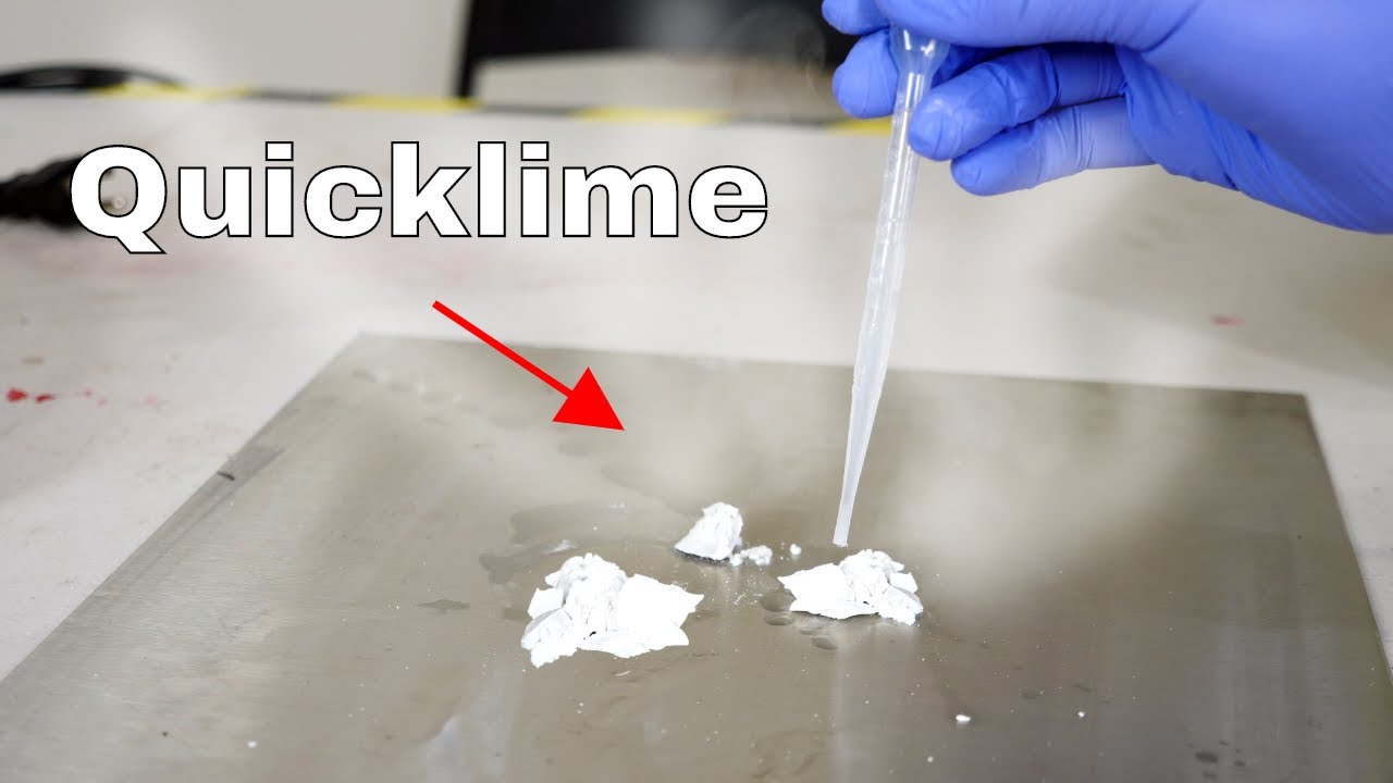 Don't Put Water on Chalk&mdash;Quicklime
