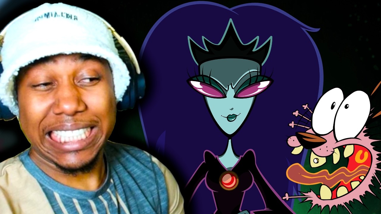 Queen of the Black Puddle - Courage the cowardly dog reaction