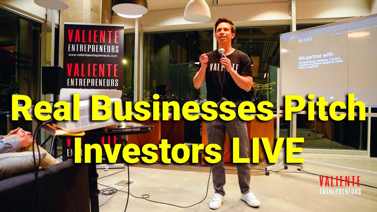 Real Businesses Pitch Investors LIVE