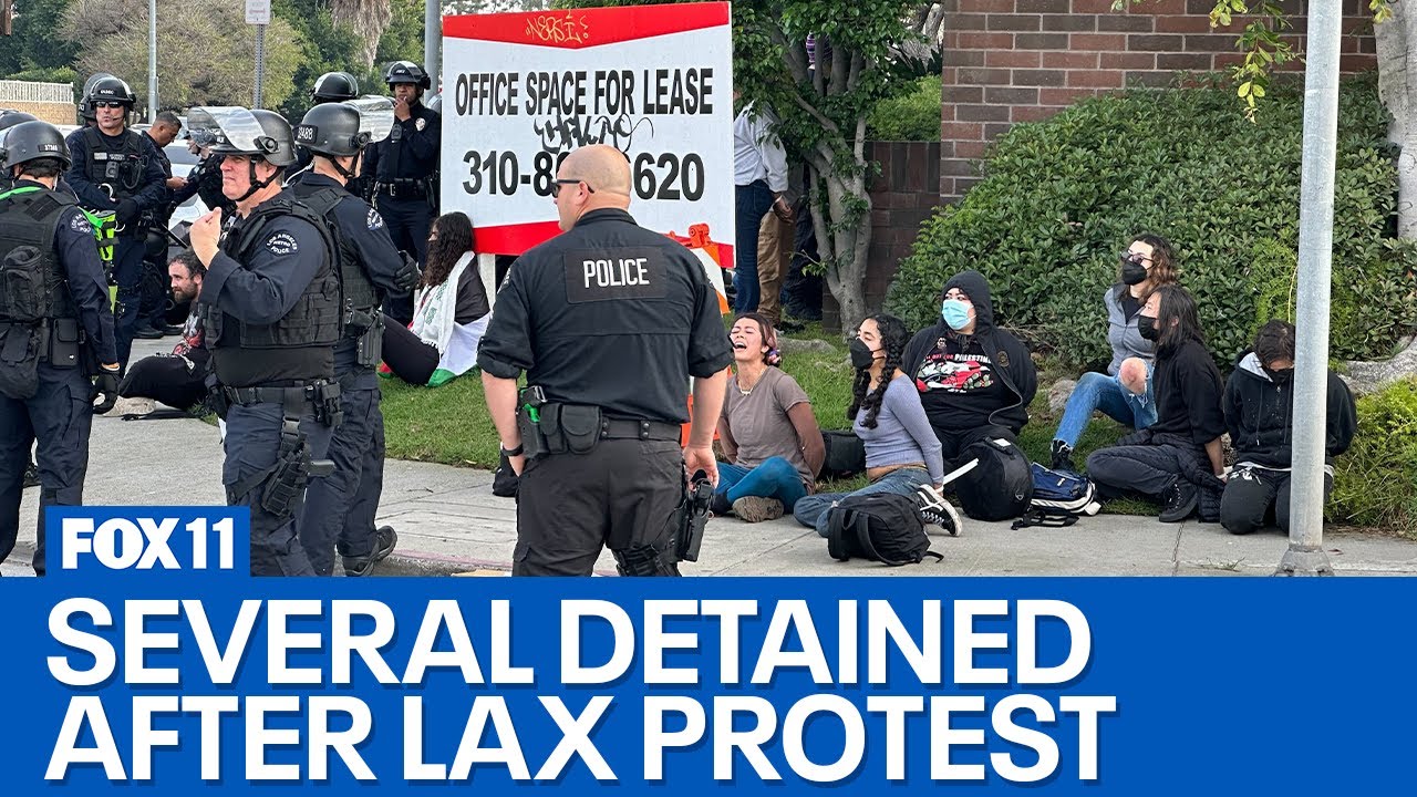 LAX protest disrupts traffic
