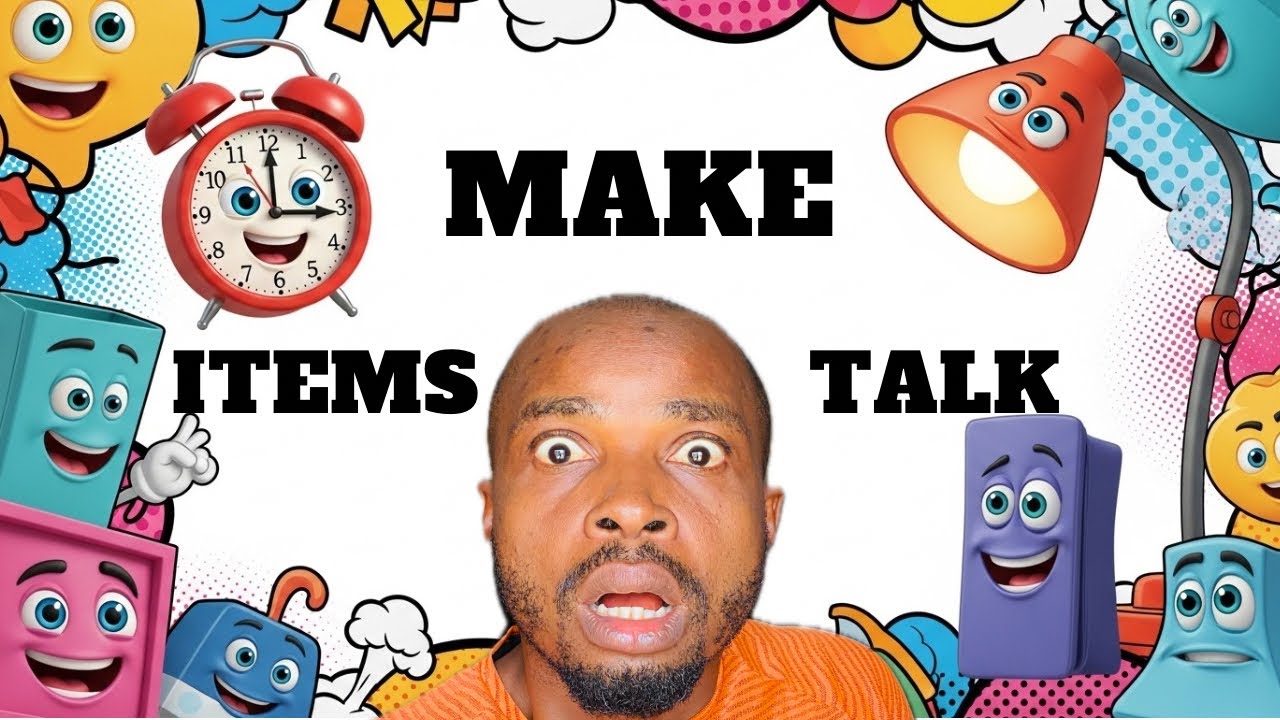 🪄 MAKING ITEMS TALK LIVE! (Real-Time AI Tutorial)