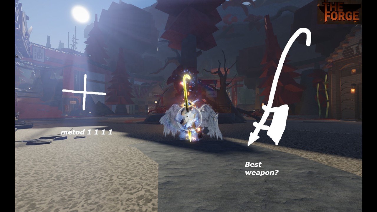 Создал лучшее оружие по методу 1 1 1 1 The forge!