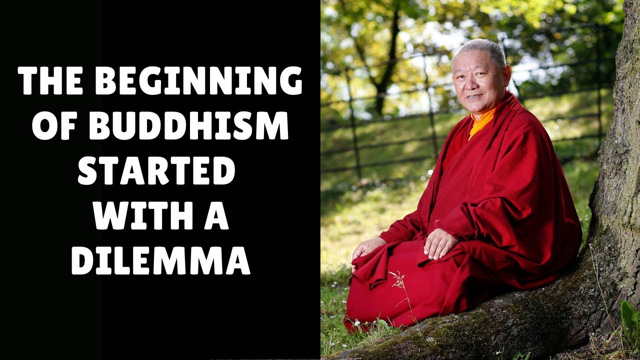 Ringu Tulku Rinpoche ~ The beginning of Buddhism started with a dilemma