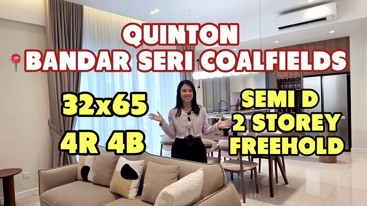 【LANDED TOUR WITH ME】QUINTON BANDAR SERI COALFIELDS SEMI-D 2 STOREY FREEHOLD