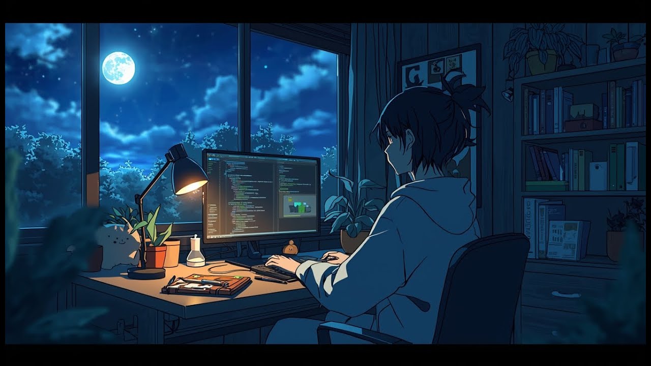 Cozy Bedroom Workspace ✨ Relaxing Lofi Hip Hop for Late Night Projects