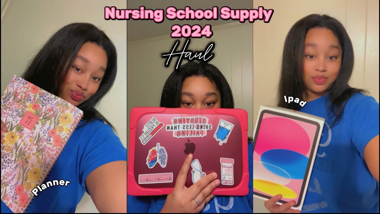 💜💕Nursing school supply haul 2024 💕💜 #nursingschool , #nursingschoolvlog, #nursingstudent #haul