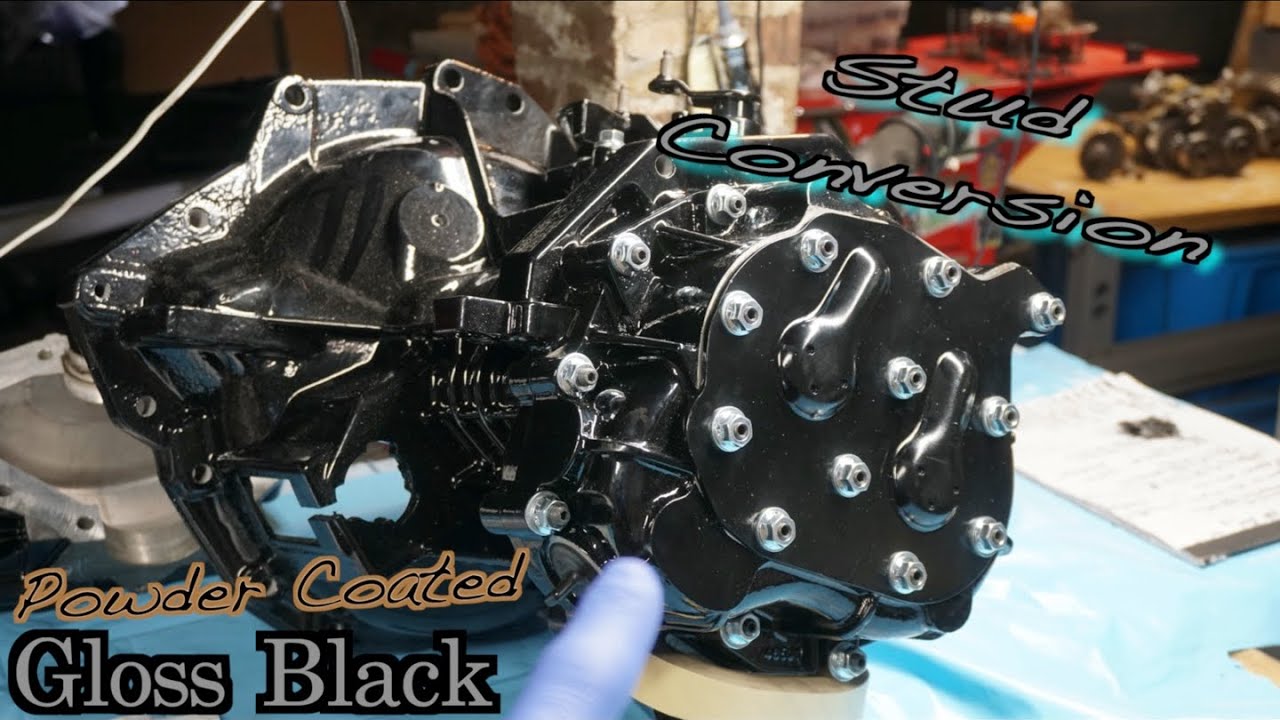Powder Coated T850 Transmission OVERHAUL ~ Studding Pt.2