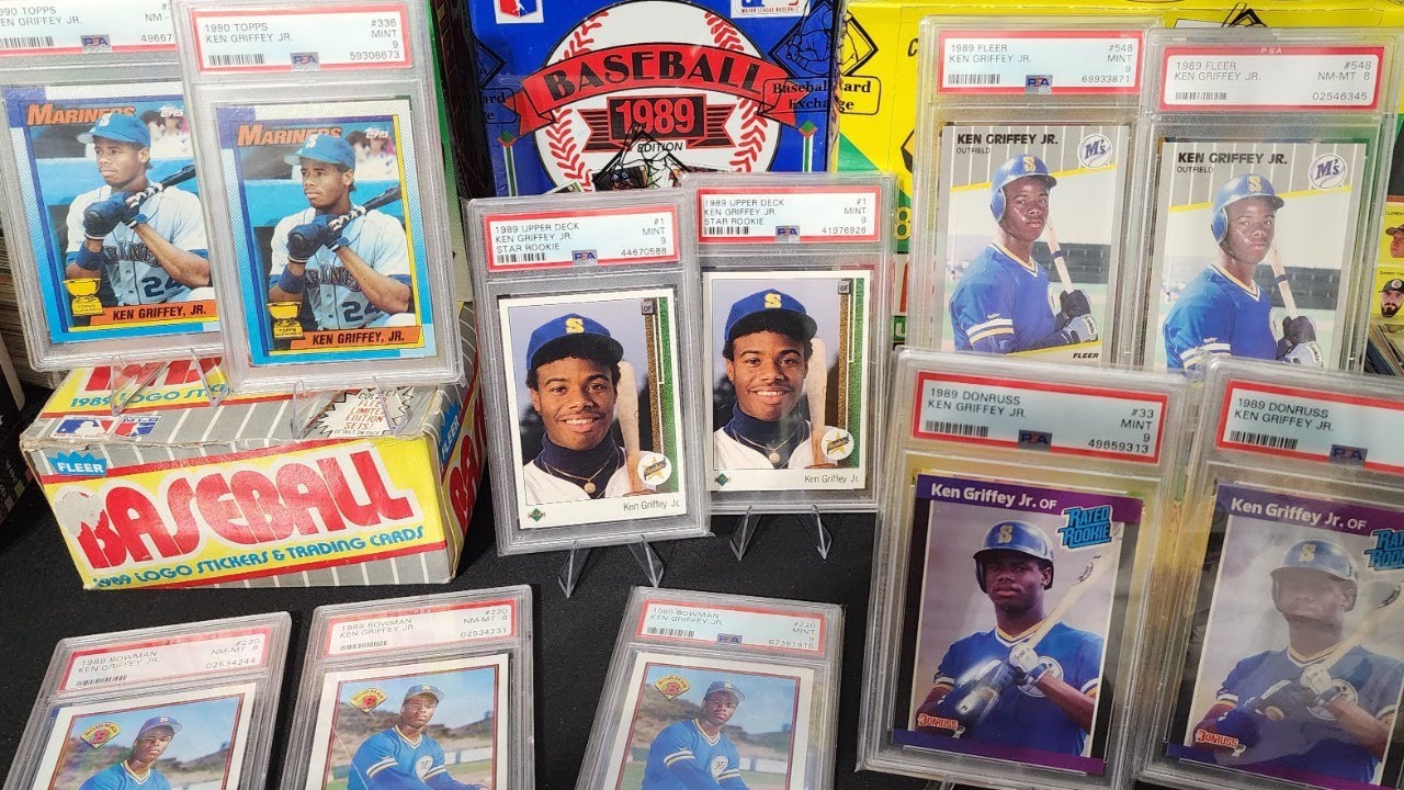KEN GRIFFEY JR HUNT - 1989 UPPER DECK BOX BREAK MIXER