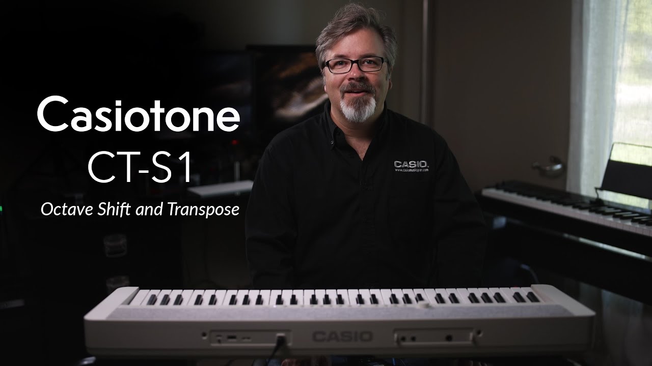 Casiotone CT-S1: переключение октав и транспонирование