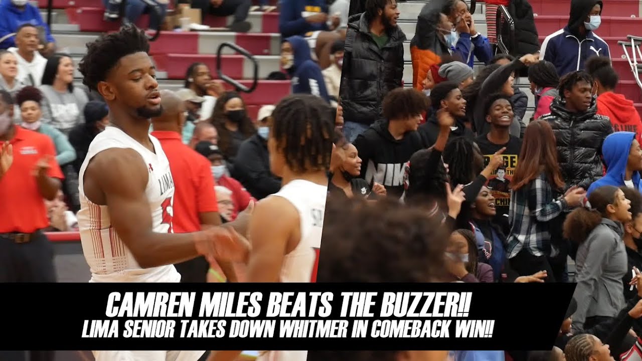Camren Miles Beats the Buzzer!! Lima Senior Takes down Whitmer in OT Thriller!!