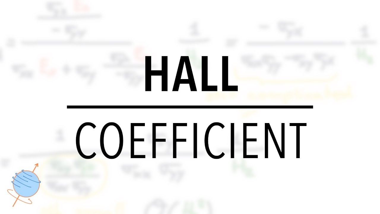 Hall Coefficient |&nbsp;Solid State Physics