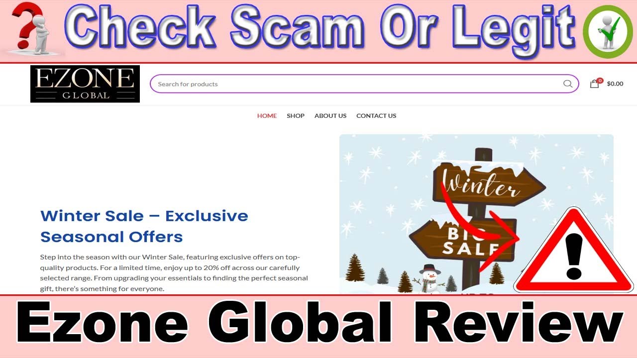Обзор Ezone Global 🚨 Легитимный сайт для покупок или очередная онлайн-афера?