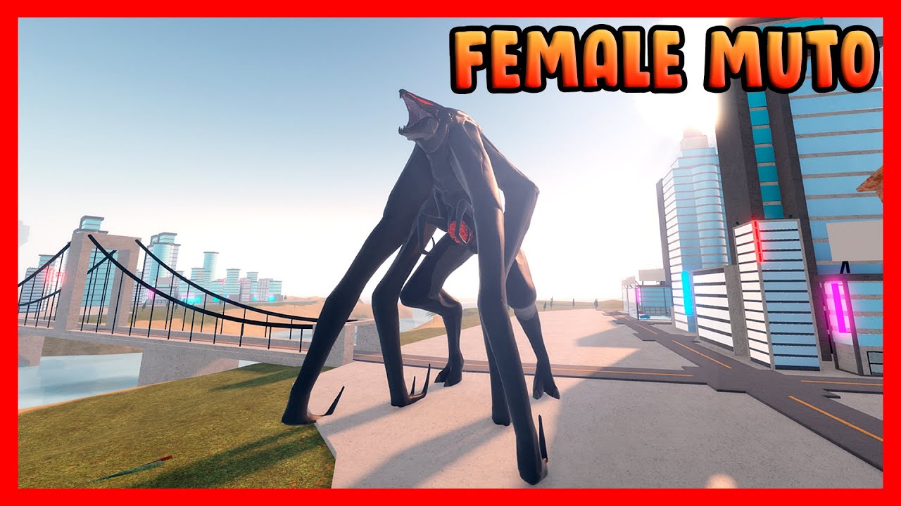 Roblox Kaiju Universe - FEMALE MUTO REMODEL SHOWCASE!