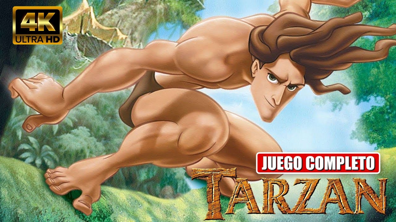 TARZAN en ESPA&Ntilde;OL (1999) Juego Completo de la Pelicula - Tarz&aacute;n FULL GAME PlayStation [4K ULTRA HD]
