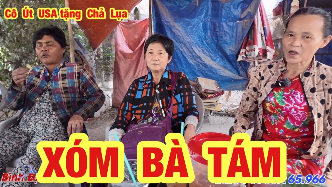 Việt Kiều Mỹ tặng quà cho mẹ Trọng Sún cùng hội bà tám xóm nhà lá chọc Cô Nhi tỷ tỷ cười xĩu