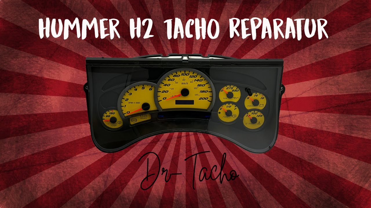 Reparatur Hummer H2 Tacho - Totalausfall