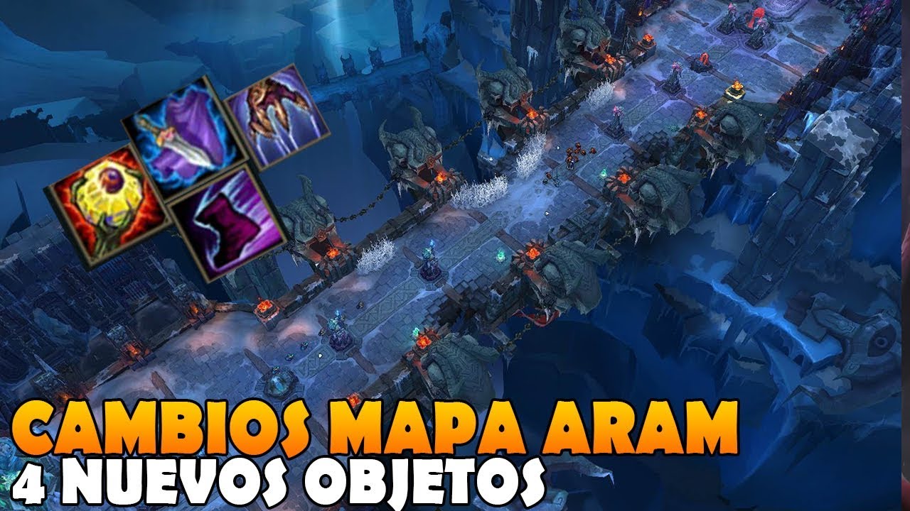 NoticiasPBE | Cambios MAPA ARAM + 4 Nuevos OBJETOS | League of Legends