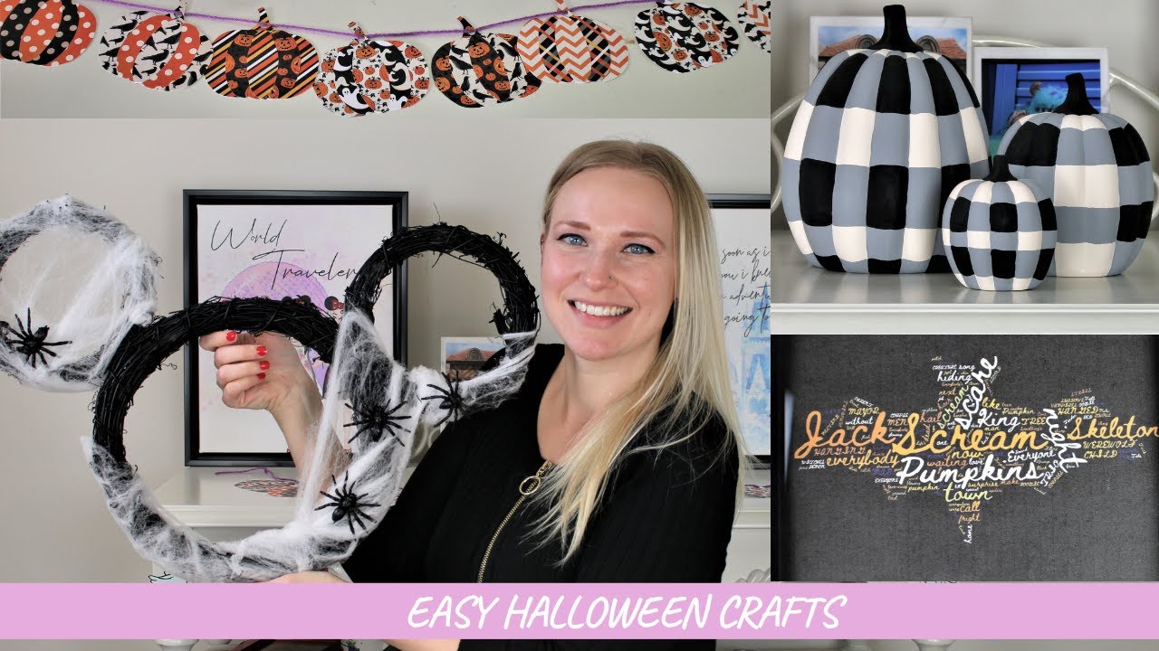 Easy Halloween Crafts (Disney Options!)
