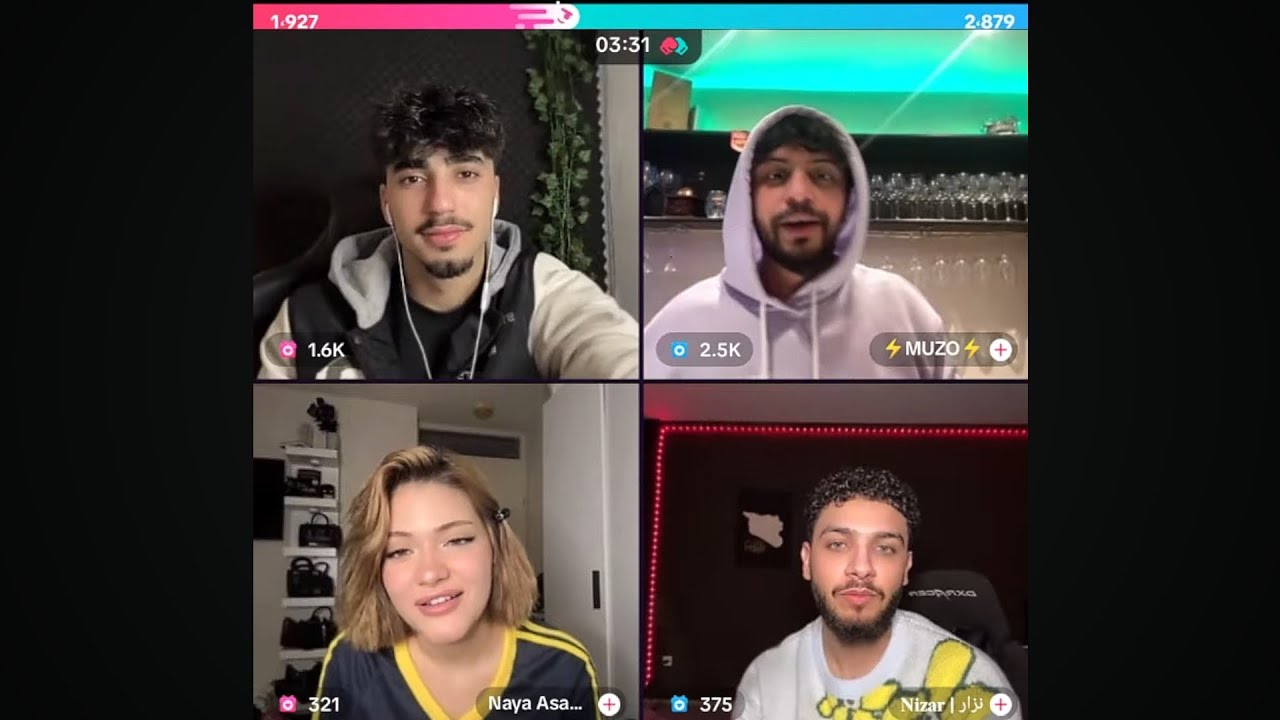 الآن مع موزو يحكي رح ينفذه مخطط لعيون إيناس نايا والآن اتفاجئو 😱رباعي مع نزار 2/12