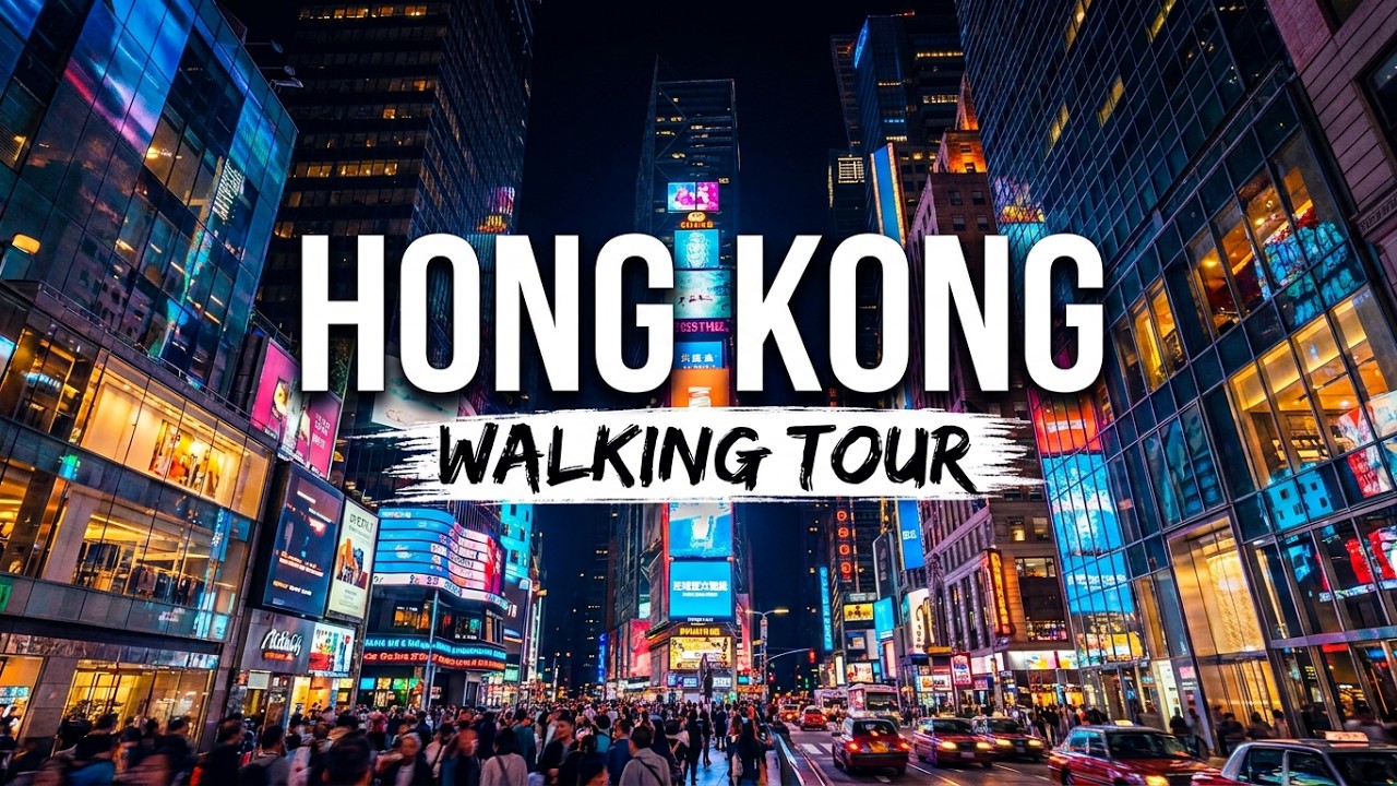 HONG KONG 4K HDR: Times Square, Causeway Bay & Wan Chai | Walking Tour / Stadtrundgang