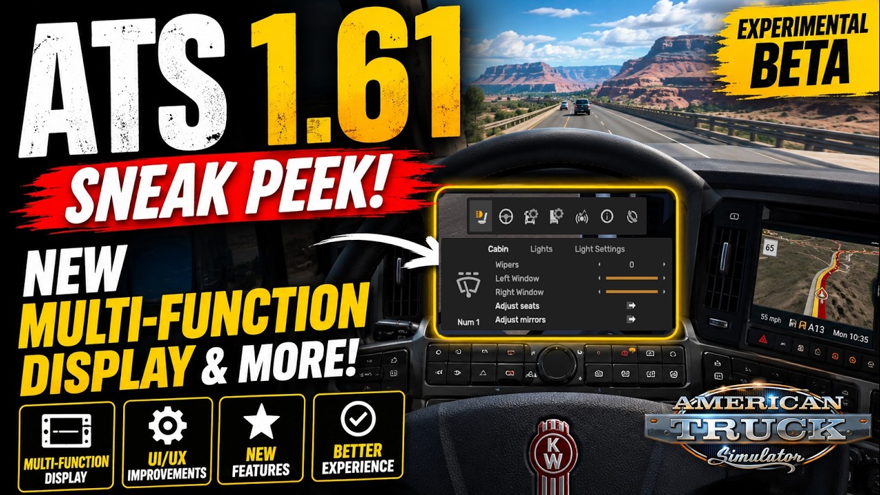🚨 First Look at ATS 1.61 &ndash; This Feature Will Change How You Drive!
