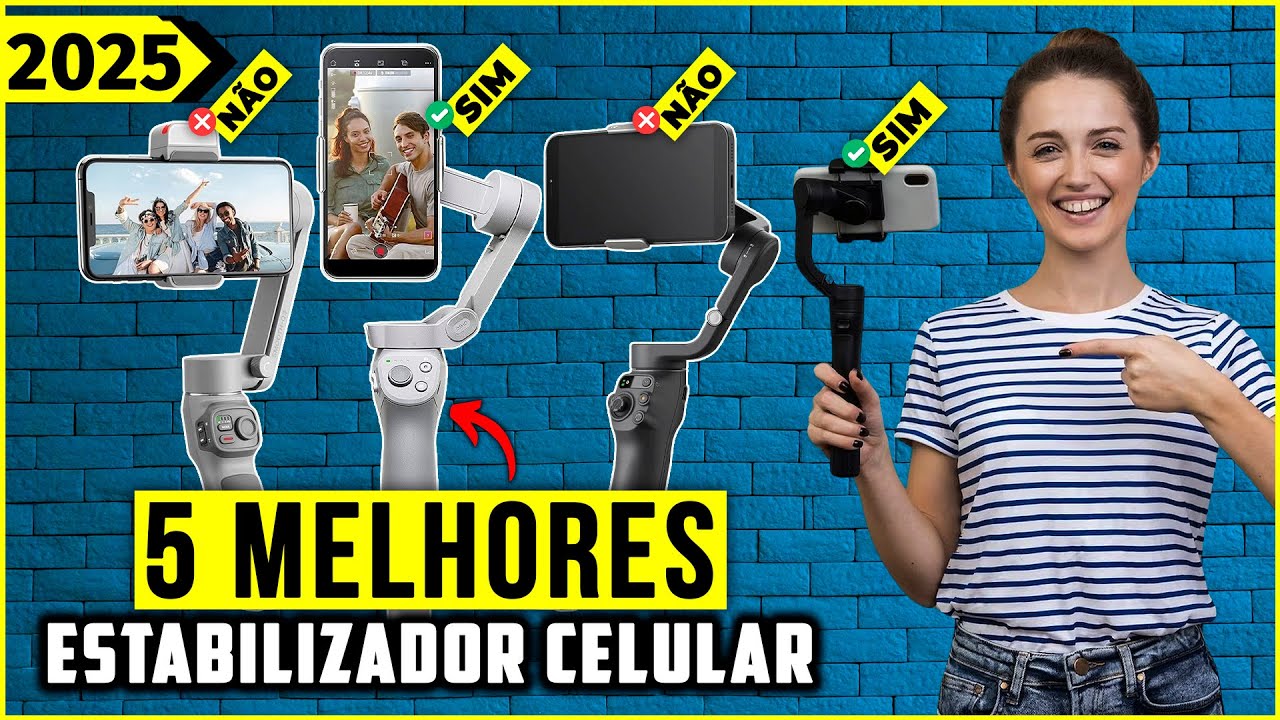 Os 5 Melhores Estabilizador De Celular / Gimbal Em 2025!