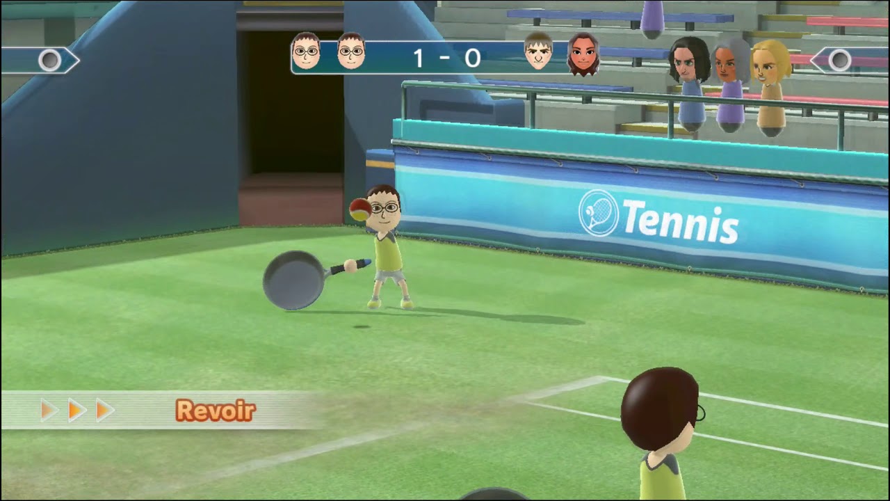 Wii Sports Club - Jouer au tennis avec une poêle à frire