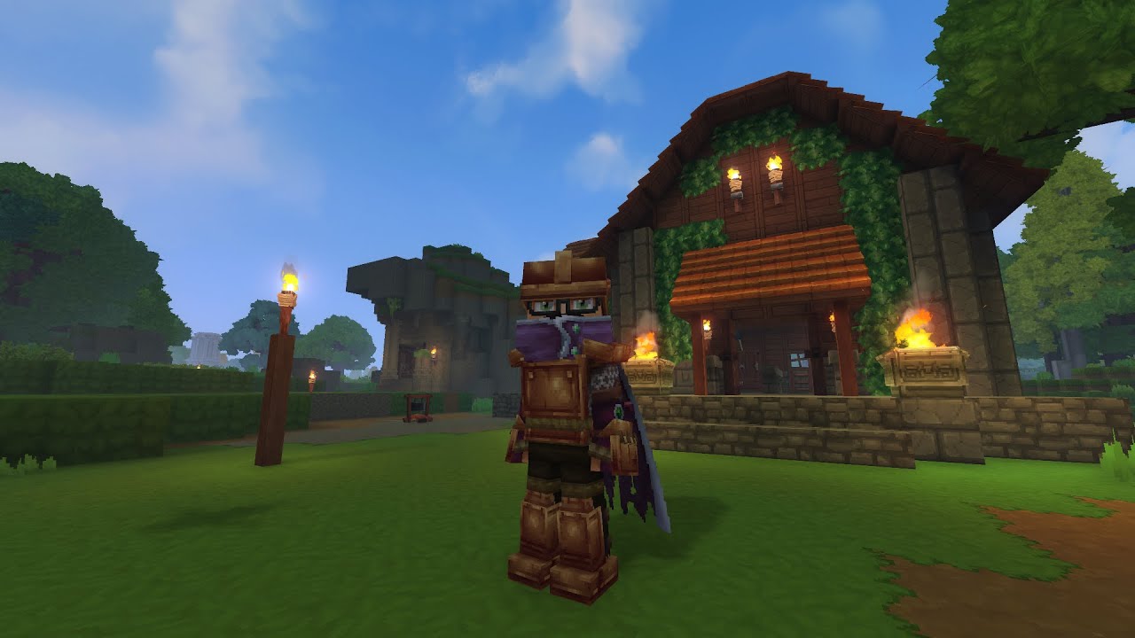 Gameplay de hytale  versao pre release