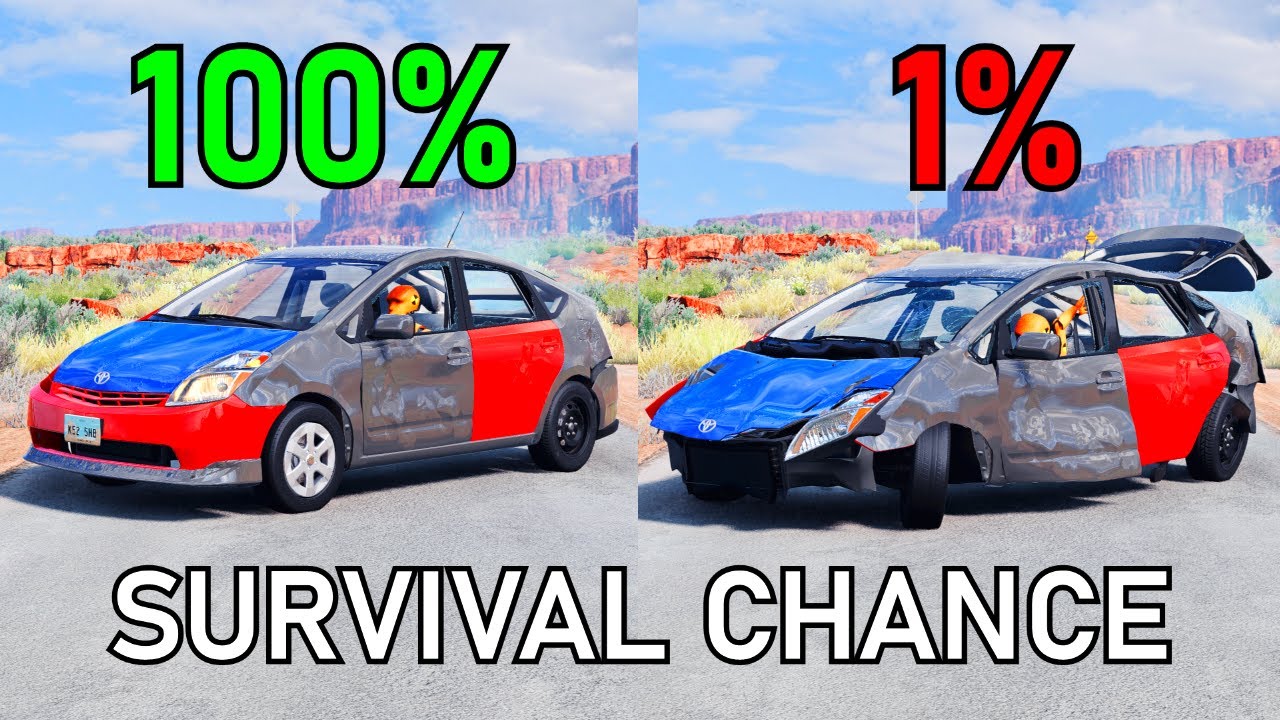 Realistic Survival Chance Crashes #62 | BeamNG.drive