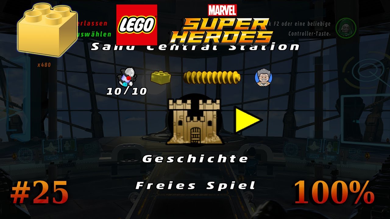 LEGO MARVEL Super Heroes #25 | Sand Central Station 100%💎 |German| |No Commentary|