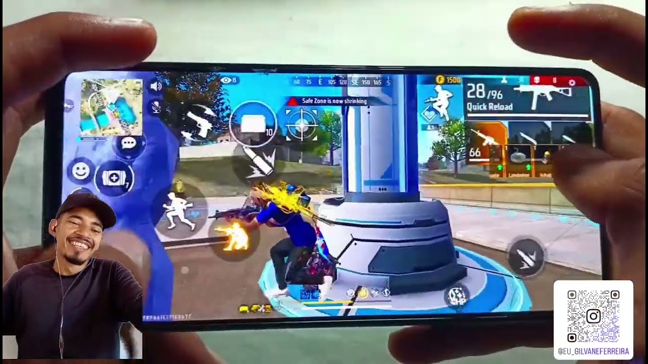 FREE FIRE HUD COM 3 DEDOS INSANO!!! 