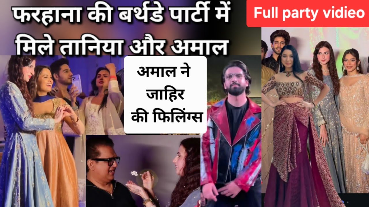 Farhana bhatt birthday celebration with amaal mallik  tanya mittal Neelam, Awez Darbar iftar party