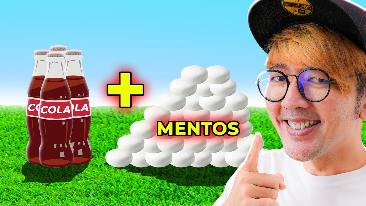 BANG CUPU EXPERIMEN MENTOS VS COCA COLA!!