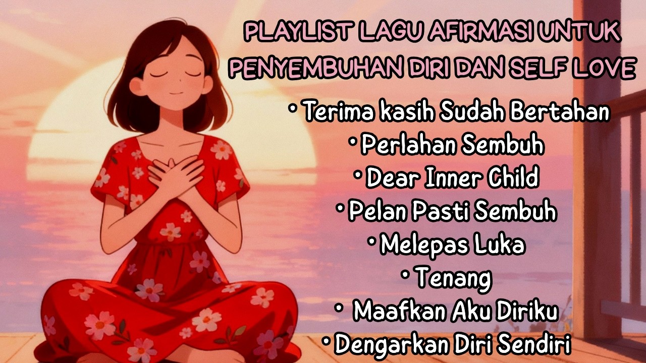 (1 JAM) Playlist Self Healing, Lagu Afirmasi Positif Untuk Penyembuhan Diri dan Keseimbangan Emosi 🍒