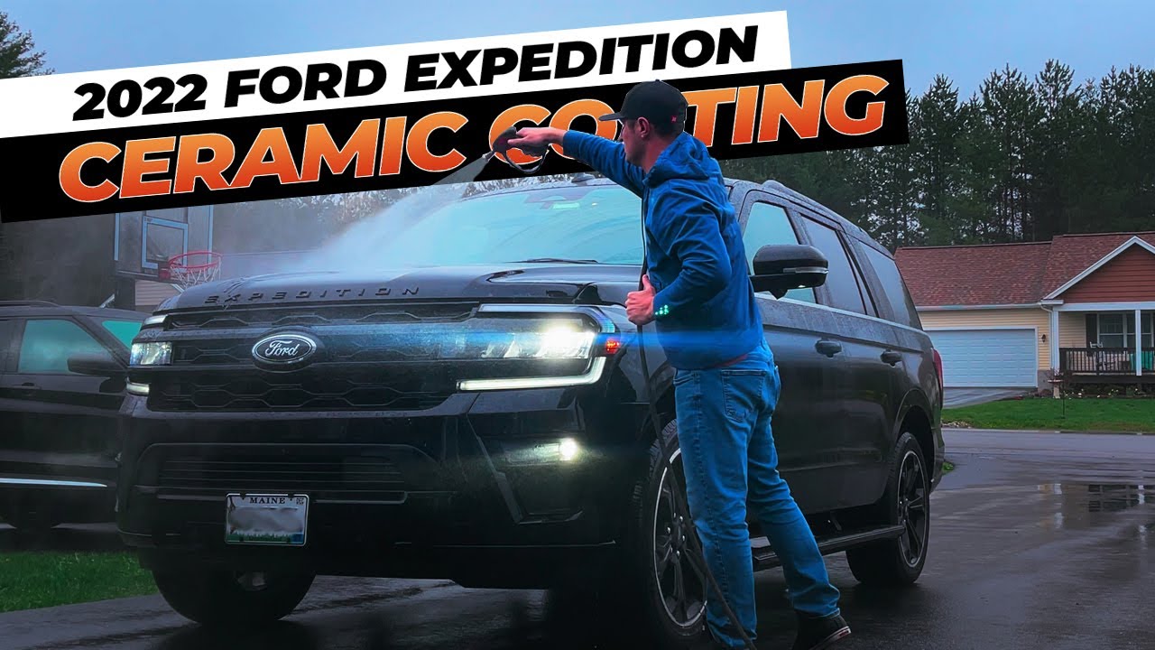 [Black on Black on Black Ceramic Coating] Ford Expedition Limited | Alfred Auto Spa