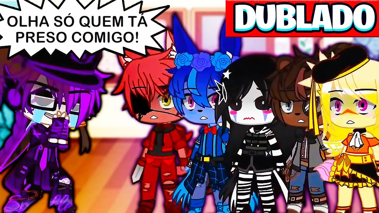 WILLIAM AFTON PRESO COM FNAF POR 24 HORAS ! MINI FILME GACHA CLUB