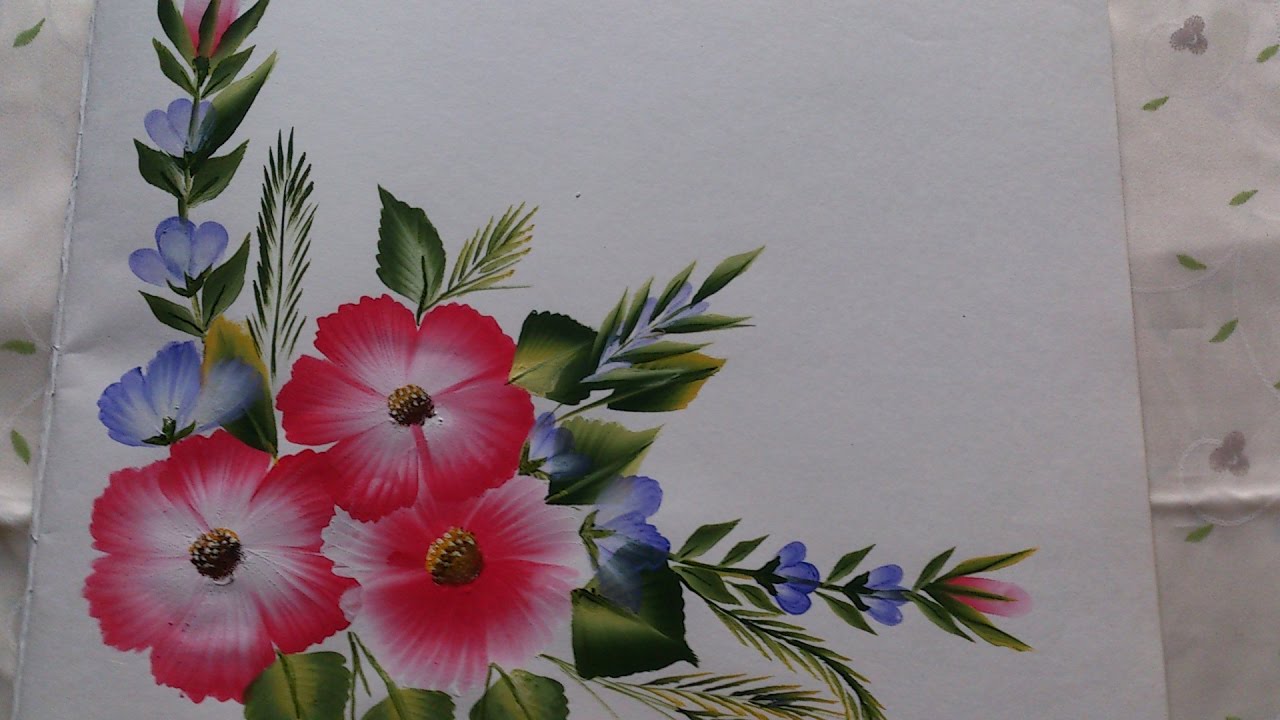 One stroke painting for beginners.One stroke painting techniques.
