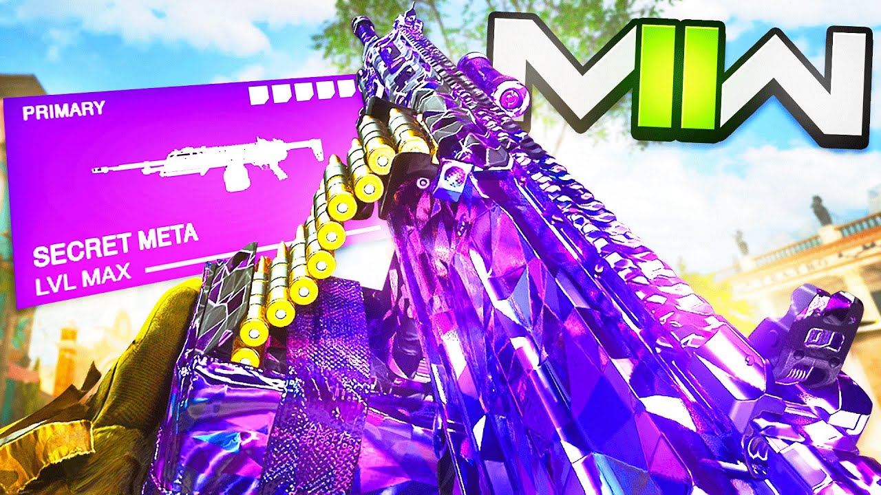 the SECRET LMG META in MODERN WARFARE 2.. (RAAL MG)