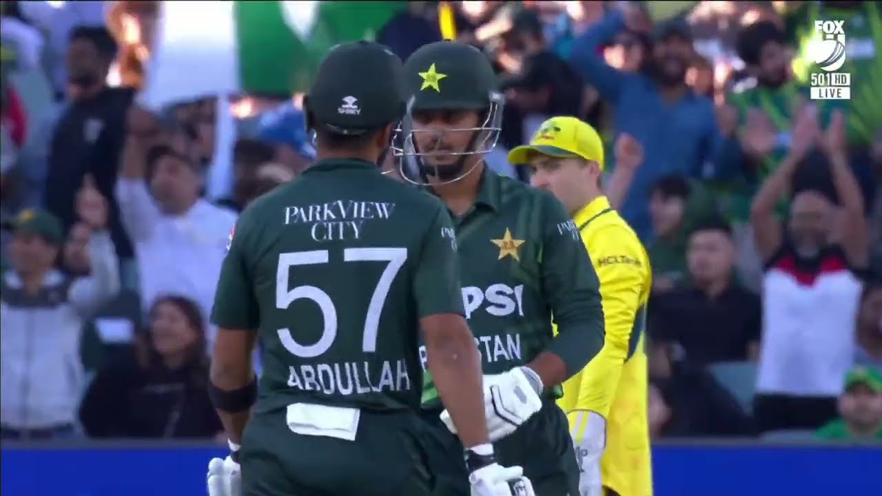 Saim Ayub 82 (71)*  Ball by Ball hilight pak vs aus 2nd ODI  fox sport 501 720
