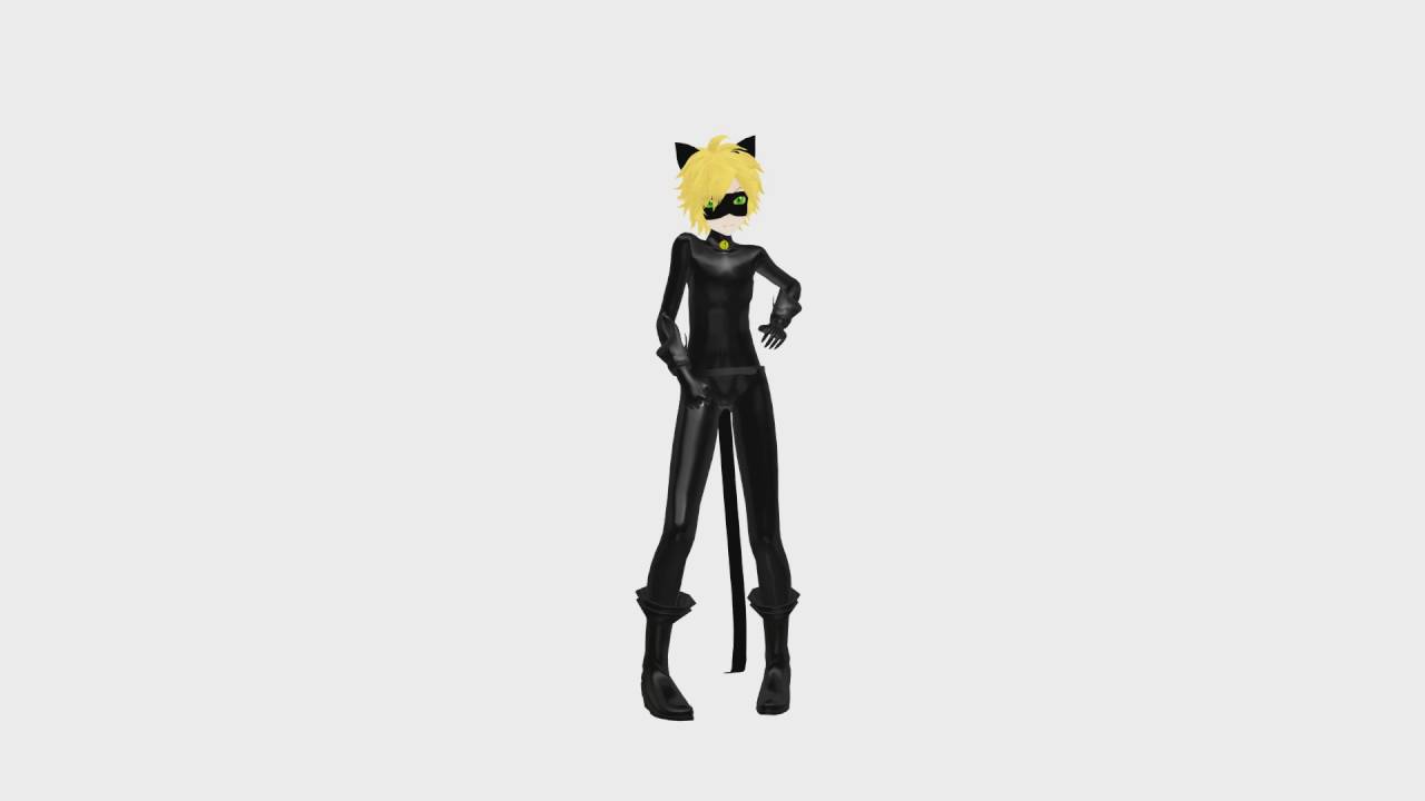 Chat Noir [MMD]- Single Ladies