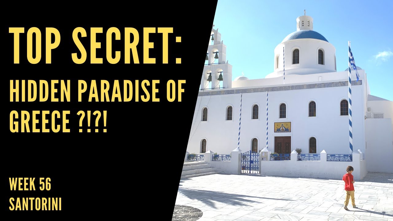 Is this a hidden paradise of Greece? // WEEK 56 - Santorini (Greece)