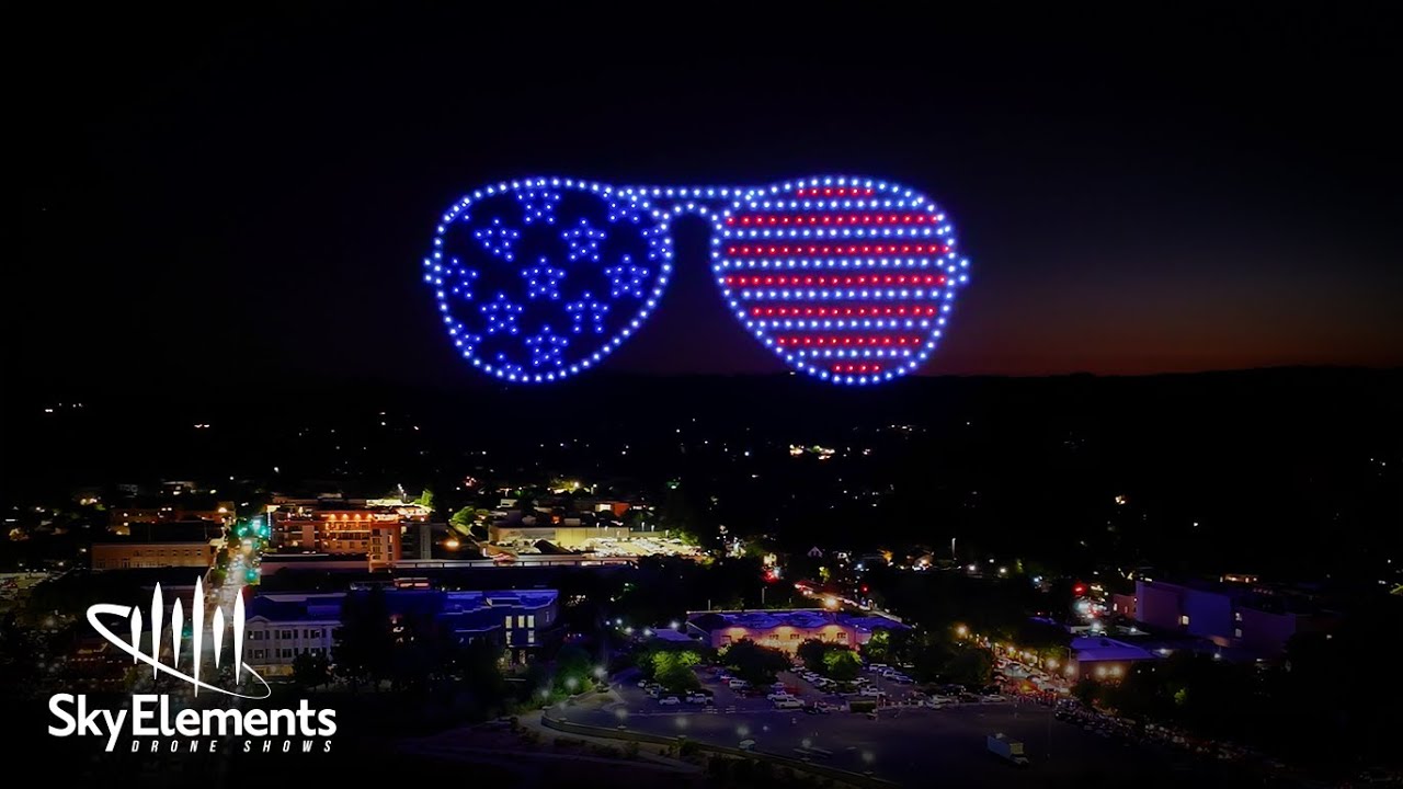 Fourth of July Napa Drone Show! | Sky Elements Drone Shows