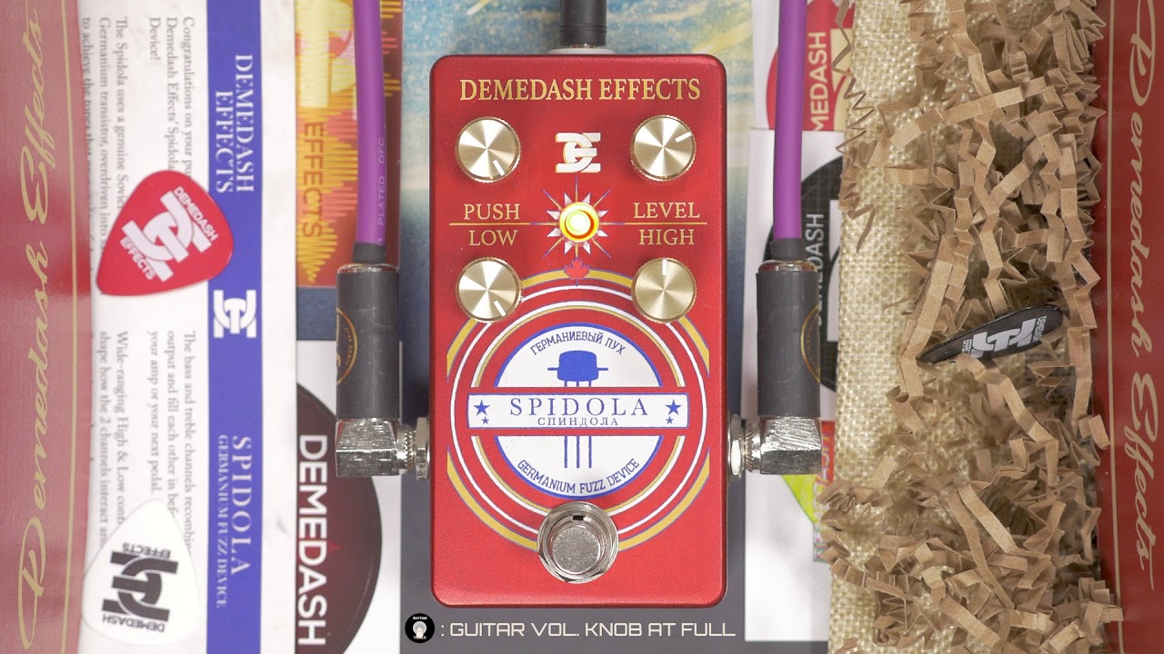 Demedash Effects Spidola Germanium Fuzz