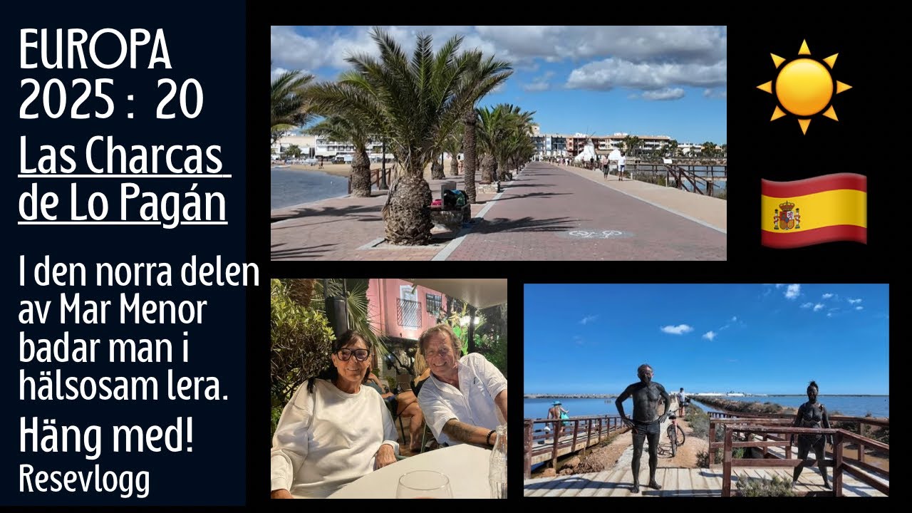 Lagunen Mar Menor. En h&auml;rlig cykeltur l&auml;ngs den norra delen