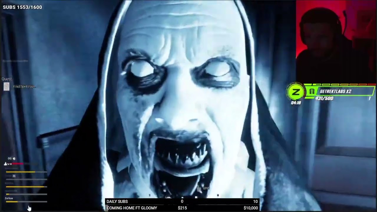 Denzel Reacts To Zerkaa Getting Jump Scared Playing Horror Games With The Mandem?!