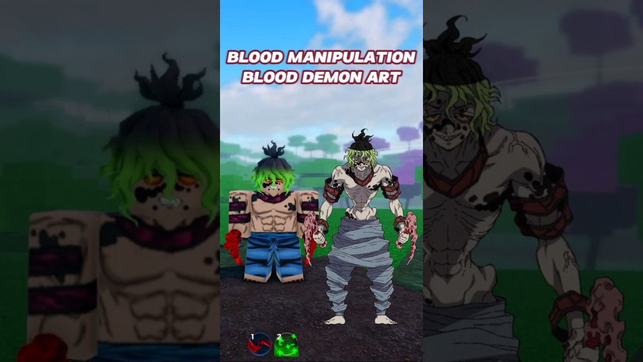 Blood Manipulation BDA SHOWCASE (Weak Legacy 2)#roblox #hungergamestiktok #demonslayer