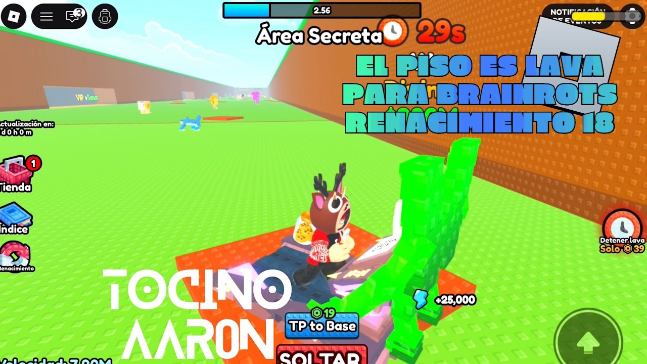 EL PISO ES LAVA PARA BRAINROTS | RENACIMIENTO 18