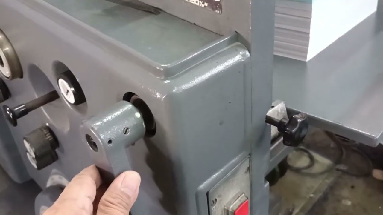 How to operate Heidelberg GTO machine